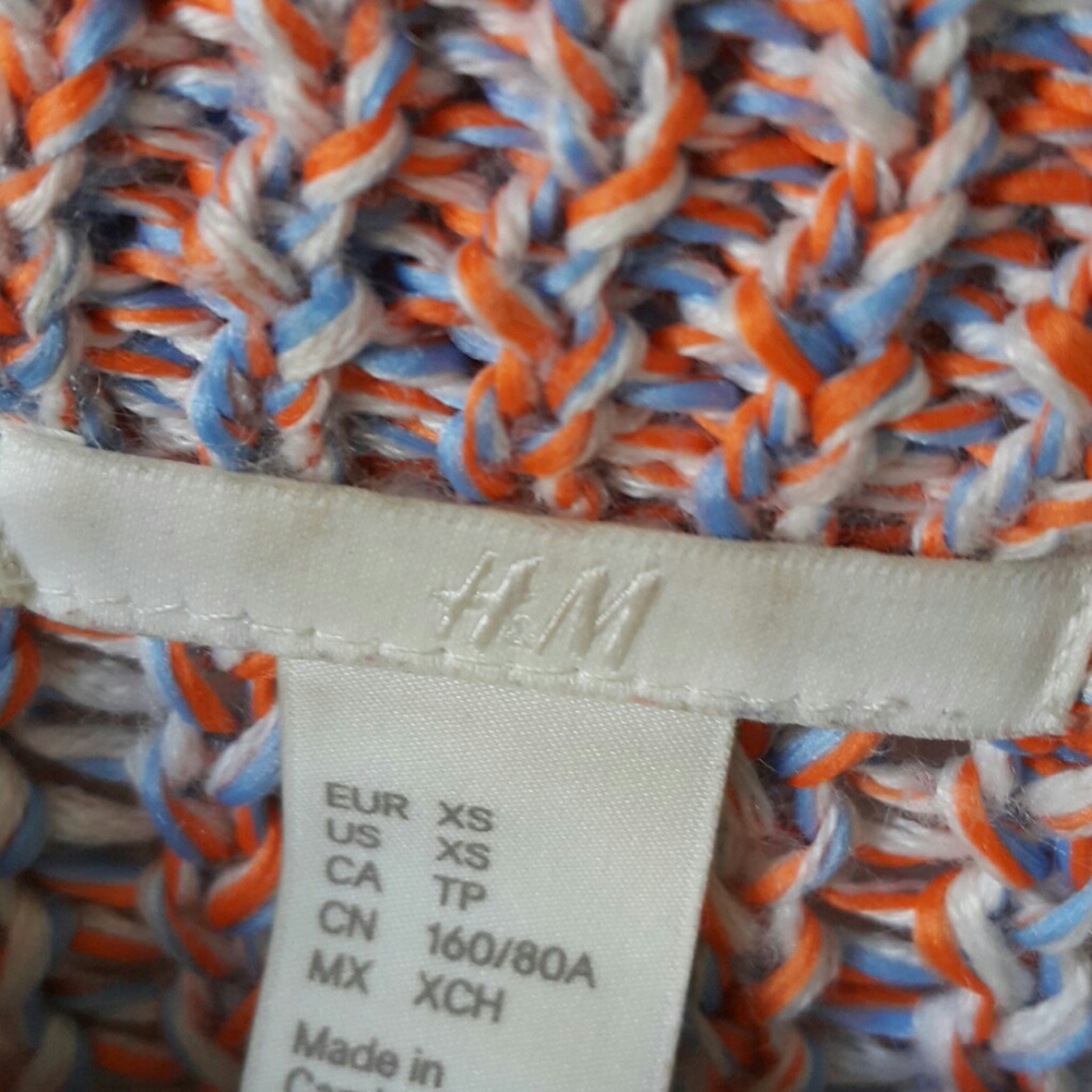 💛❤ H&M cute knit sweater XS - Picture 5 of 6